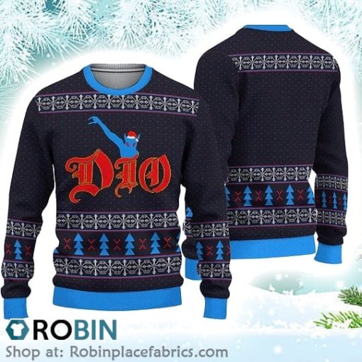 Vintage Dio Holy Diver Tour 83 Limited Edition Christmas Ugly Sweater 3D Printed