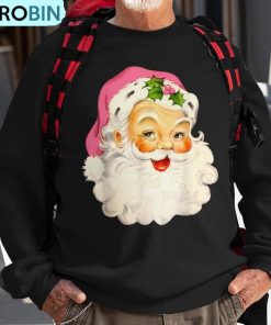 vintage-pink-santa-claus-pink-christmas-pink-pajamas-xmas-ugly-christmas-sweatshirt-1