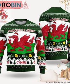 Wales Ugly Christmas Sweater Wales Ugly Christmas Sweater