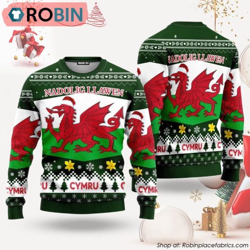 Wales Ugly Christmas Sweater