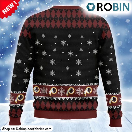 Washington Commander Kissmyass Ugly Sweater