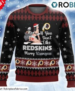Washington Commander Kissmyass Ugly Sweater Washington Commander Kissmyass Ugly Sweater
