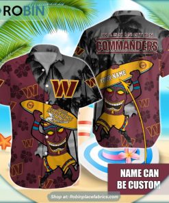 Washington Commanders Tiki Man NFL Hawaiian Shirt