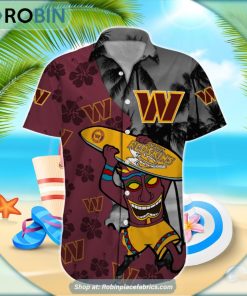 Washington Commanders Tiki Man NFL Hawaiian Shirt