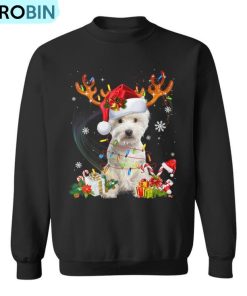 Westie Reindeer Family Matching Christmas Pajamas Dog Xmas Ugly Christmas Sweatshirt Westie Reindeer Family Matching Christmas Pajamas Dog Xmas Ugly Christmas Sweatshirt
