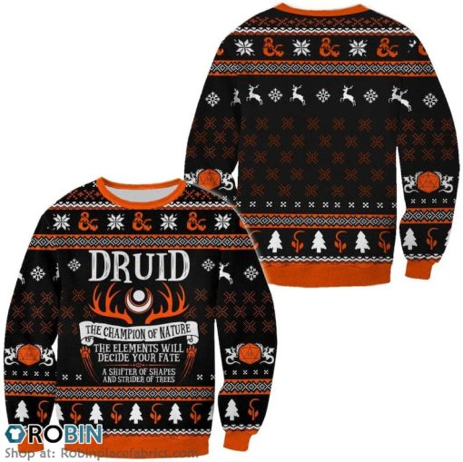 Wizard Magical Wizard Game Series Christmas Ugly Sweater 3D Printed Christmas