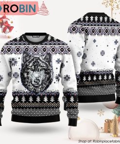 Wolf Ugly Christmas Sweater