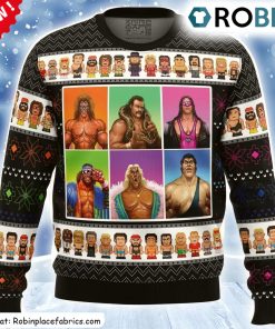 Wwf Wrestling Legends Ugly Christmas Sweatshirt, Sweater