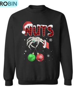 Xmas Chestnuts Chest Nuts Christmas Couple Matching Ugly Christmas Sweatshirt Xmas Chestnuts Chest Nuts Christmas Couple Matching Ugly Christmas Sweatshirt