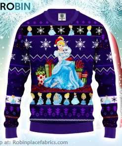 Xmas Cinderella Princess Disney Ugly Christmas Sweater