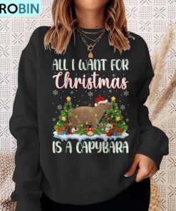 xmas-lighting-santa-all-i-want-for-christmas-is-a-capybara-ugly-christmas-sweatshirt-4