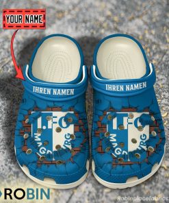 1. FC Magdeburg Break Cracked Hole Design Crocs Shoes 1. FC Magdeburg Break Cracked Hole Design Crocs Shoes