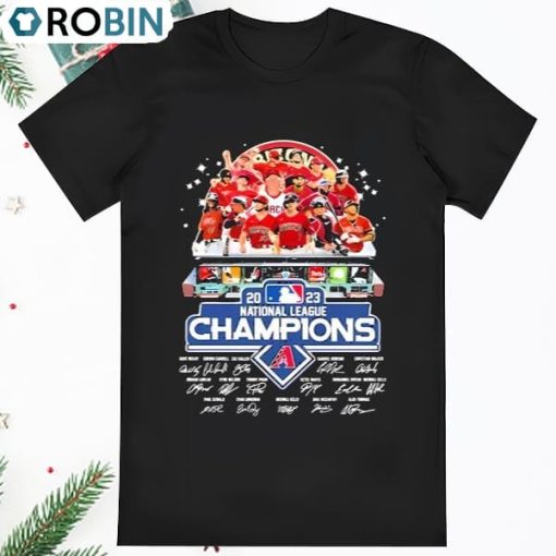 2023 National League Champions Arizona Diamondbacks Signature T Shirt