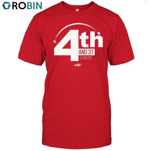 4th And 31 Shirt, Alabama Iron Bowl Tee Tops Unisex Hoodie