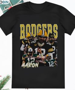 Aaron Rodgers Green Bay Packers T Shirt NFL Gifts For Football Fans
