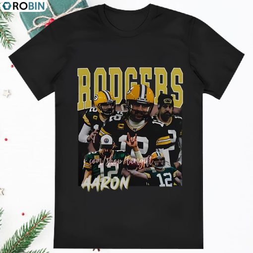 Aaron Rodgers Green Bay Packers T Shirt NFL Gifts For Football Fans