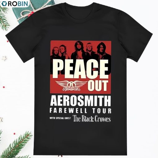 Aerosmith 2023 2024 Peace Out Farewell Tour With The T Shirt
