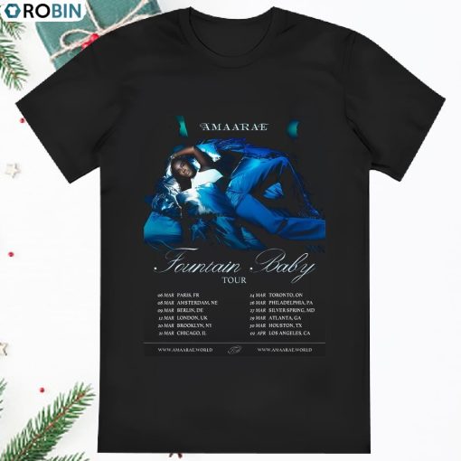 Amaarae Fountain Baby Tour 2024 T Shirt