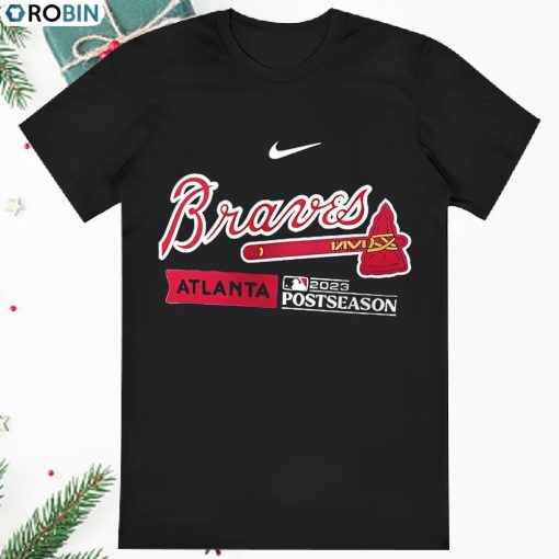 Atlanta Braves Nike 2023 Postseason Authentic Collection Dugout T Shirt