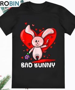 Bad Bunny With Heart T Shirt