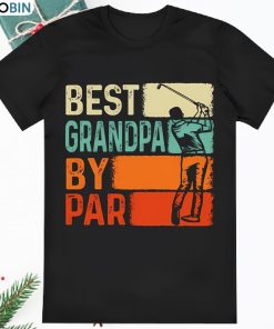 Best Grandpa By Par Grandpa Golf Shirt
