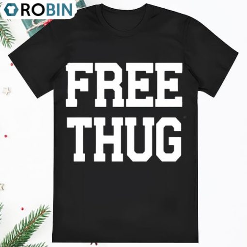 Boomin Young Thug Wearing Free Thug Shirt