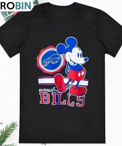 Buffalo Bills Football Logo Mickey Mouse Pullover Shirt Buffalo Bills Football Logo Mickey Mouse Pullover Shirt