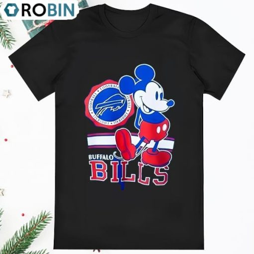Buffalo Bills Football Logo Mickey Mouse Pullover Shirt