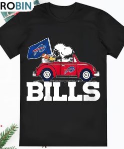 Buffalo Bills Football Snoopy Dog Driving Car Shirt