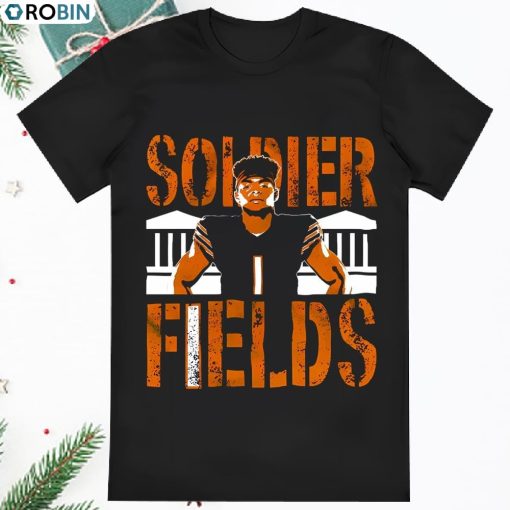Chicago Bears Justin Fields Soldier Fields T Shirt