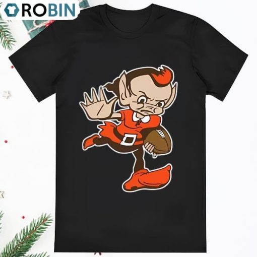 Cleveland Browns Ilthy Black Brownie Elf T Shirt