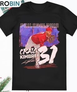 Craig Kimbrel Philadelphia Phillies No 31 Signature State City Shirt