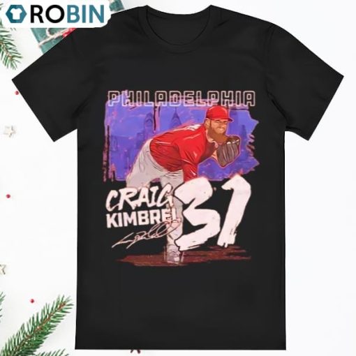 Craig Kimbrel Philadelphia Phillies No 31 Signature State City Shirt