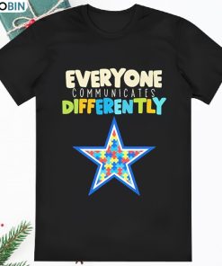 Dallas Cowboys Autism Everyone Communicates Differently Shirt