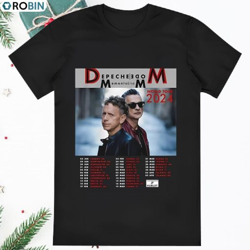 Depeche Mode Memento Mori World Tour 2024 T Shirt