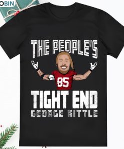 George Kittle Carton For San Francisco 49ers Fans T Shirt