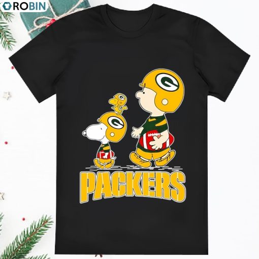 Green Bay Packers Snoopy Charlie Brown And Woodstock Shirt