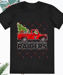 Grinch Driving Christmas Truck Las Vegas Raiders Shirt