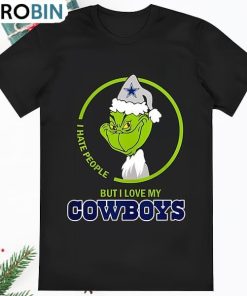 Grinch I Hate People But I Love My Dallas Cowboys Shirt