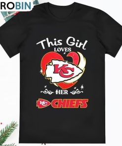Heart Kansas City Chiefs This Girl Loves Her Chiefs Shirt