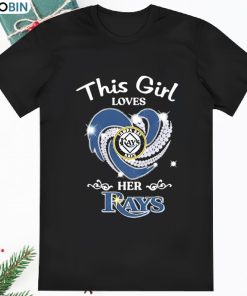 Heart This Girl Love Tampa Bay Rays Logo Shirt