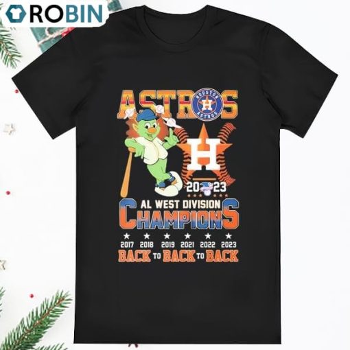 Houston Astros 2023 AL West Division Champions T Shirt