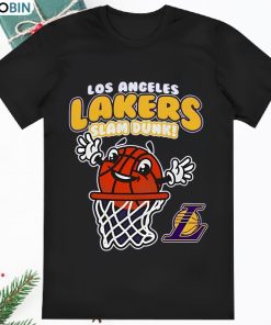 Infant Los Angeles Lakers Purple Happy Dunk T Shirt