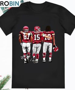 Isiah Pacheco Patrick Mahomes Travis Kelce Kansas City 57 Champs T Shirt