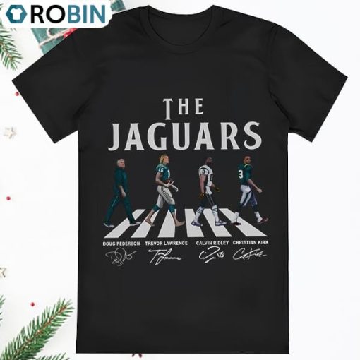 Jaguars Walking Abbey Road Signatures Football Shirt