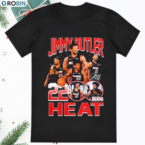 Jimmy Butler Nba Miami Heat Graphic Shirt