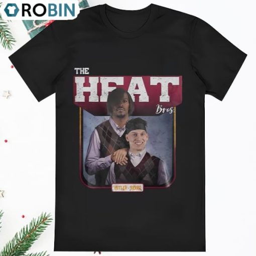 Jimmy Butler Tyler Herro Miami Basketball The Heat Bros T Shirt