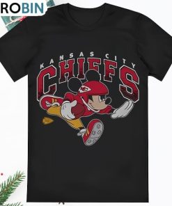 Junk Food Clothing Kansas City Chiefs Womens Black Disney Short T Shirt