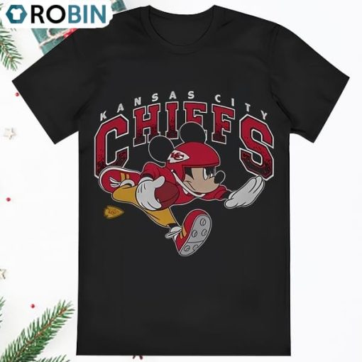 Junk Food Clothing Kansas City Chiefs Womens Black Disney Short T Shirt
