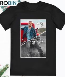 Justin Timberlake Signature Poster T Shirt
